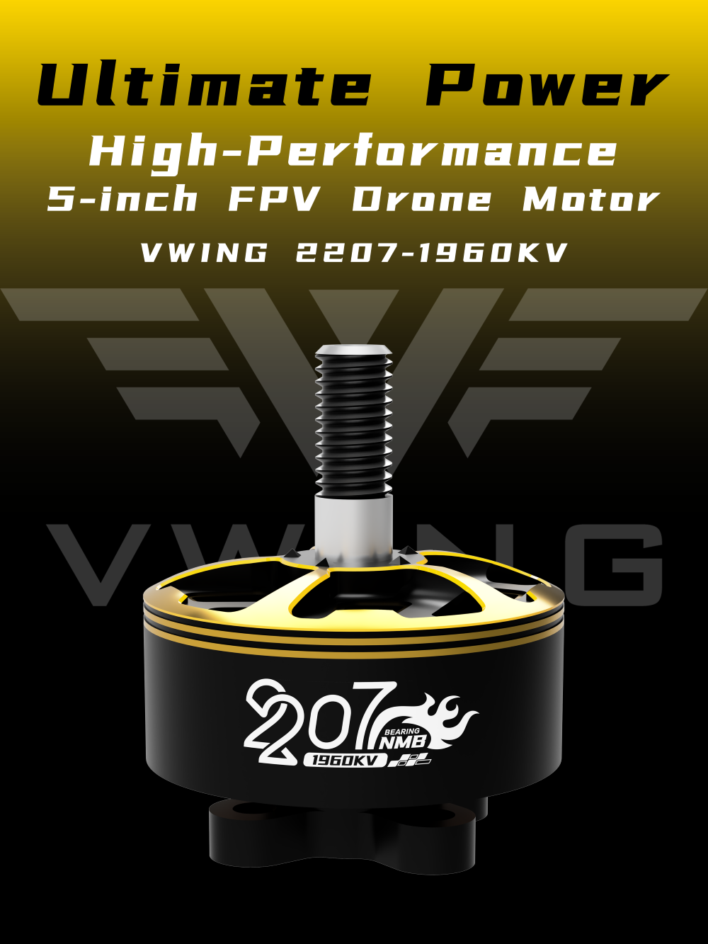 Moteur brushless VWING 2207 19 - Drone Racing Motor avis et prix