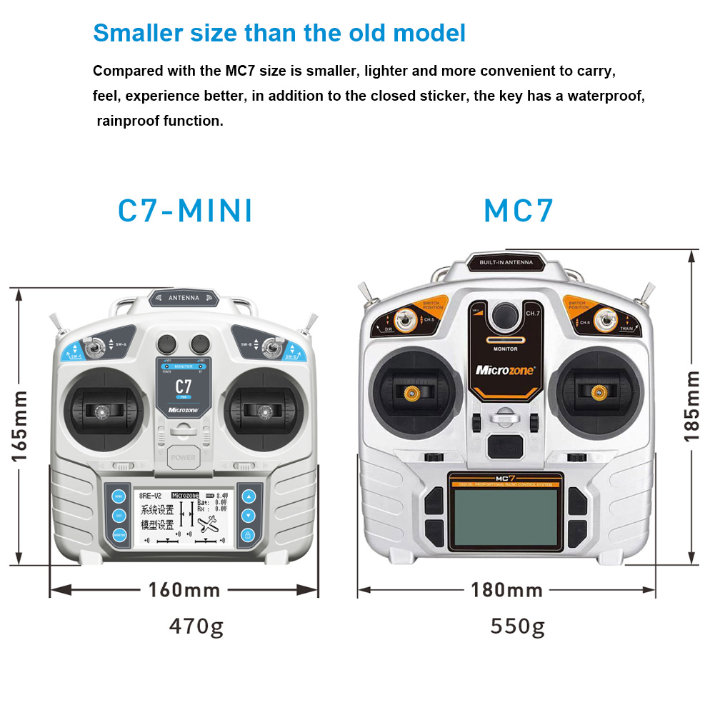 MicroZone MC7 contrôleur C7 MI - Drone Racing Receiver avis et prix
