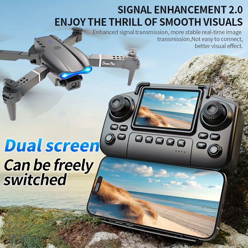 Drone pliable E99 PRO MAX amél - Drone Racing Camera avis et prix