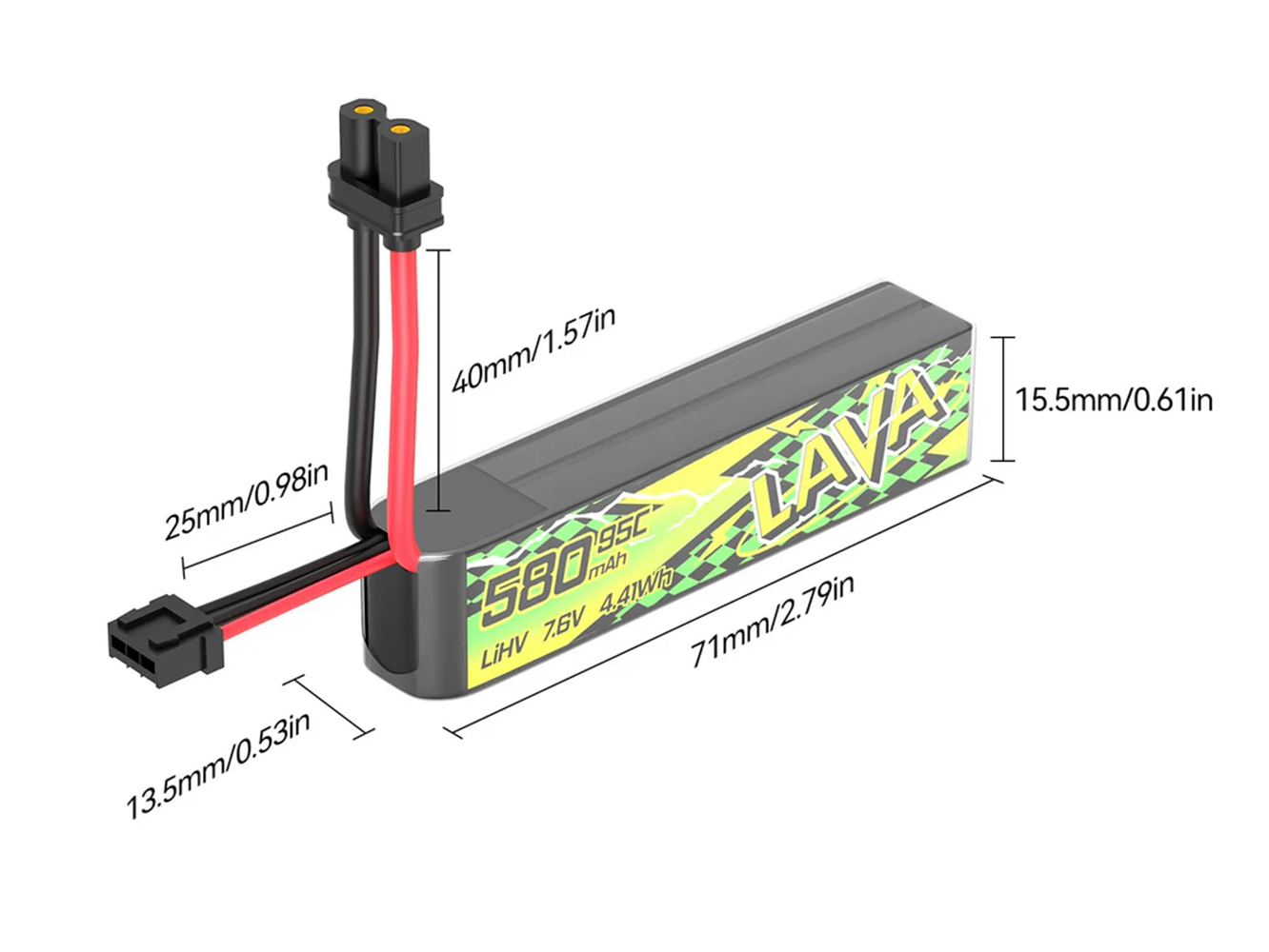 Batterie BETAFPV 95C LAVA II 2 - Drone Racing Battery avis et prix